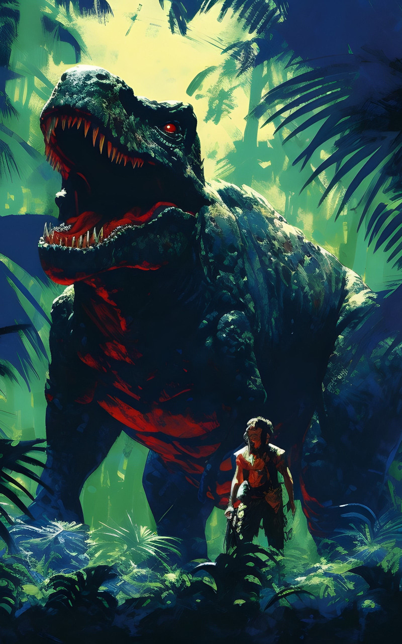 People, Monster, Teeth, Mouth, Predator, Dinosaur, Animal, Digital art