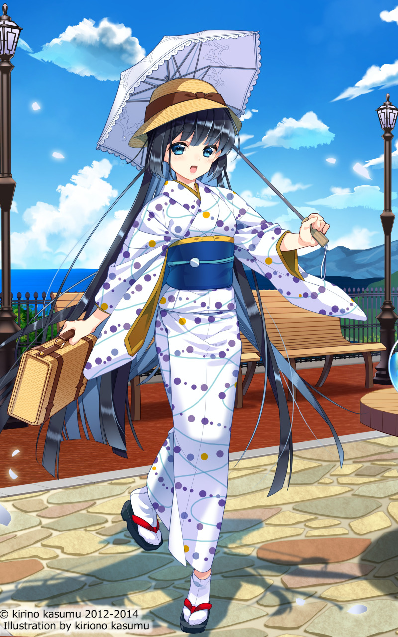 Download wallpaper anime, mascot, sine nomine you shizuku, crystal disc