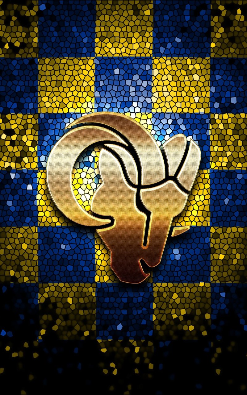 Download wallpaper wallpaper, logo, Sport, nfl, glitter, checkered, Los ...