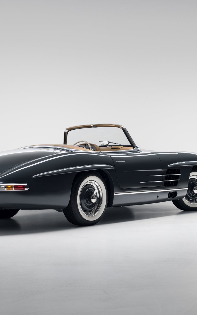 Download wallpaper Mercedes-Benz, 1957, 300SL, rear view, Mercedes-Benz ...
