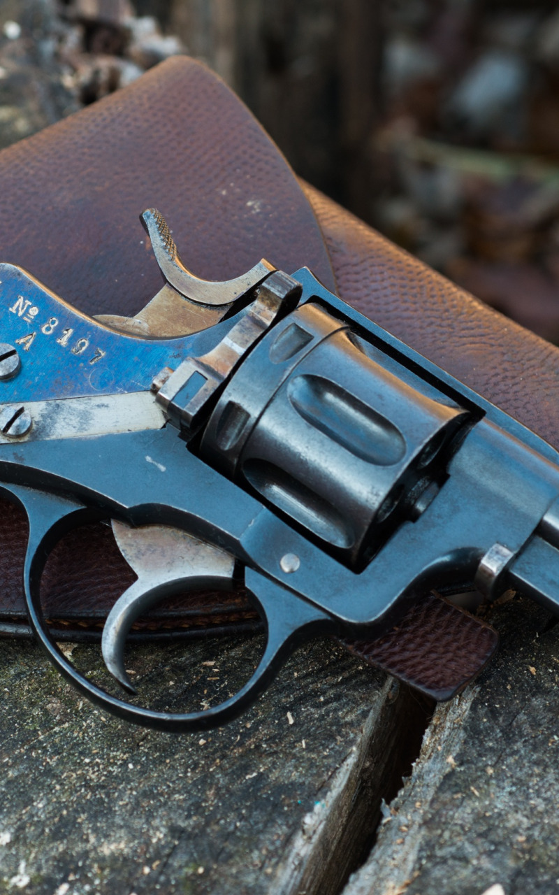 Download wallpaper revolver, holster, 1887, section weapon in ...