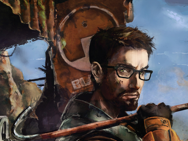 Download wallpaper half-life, freeman, gordon, section games in ...