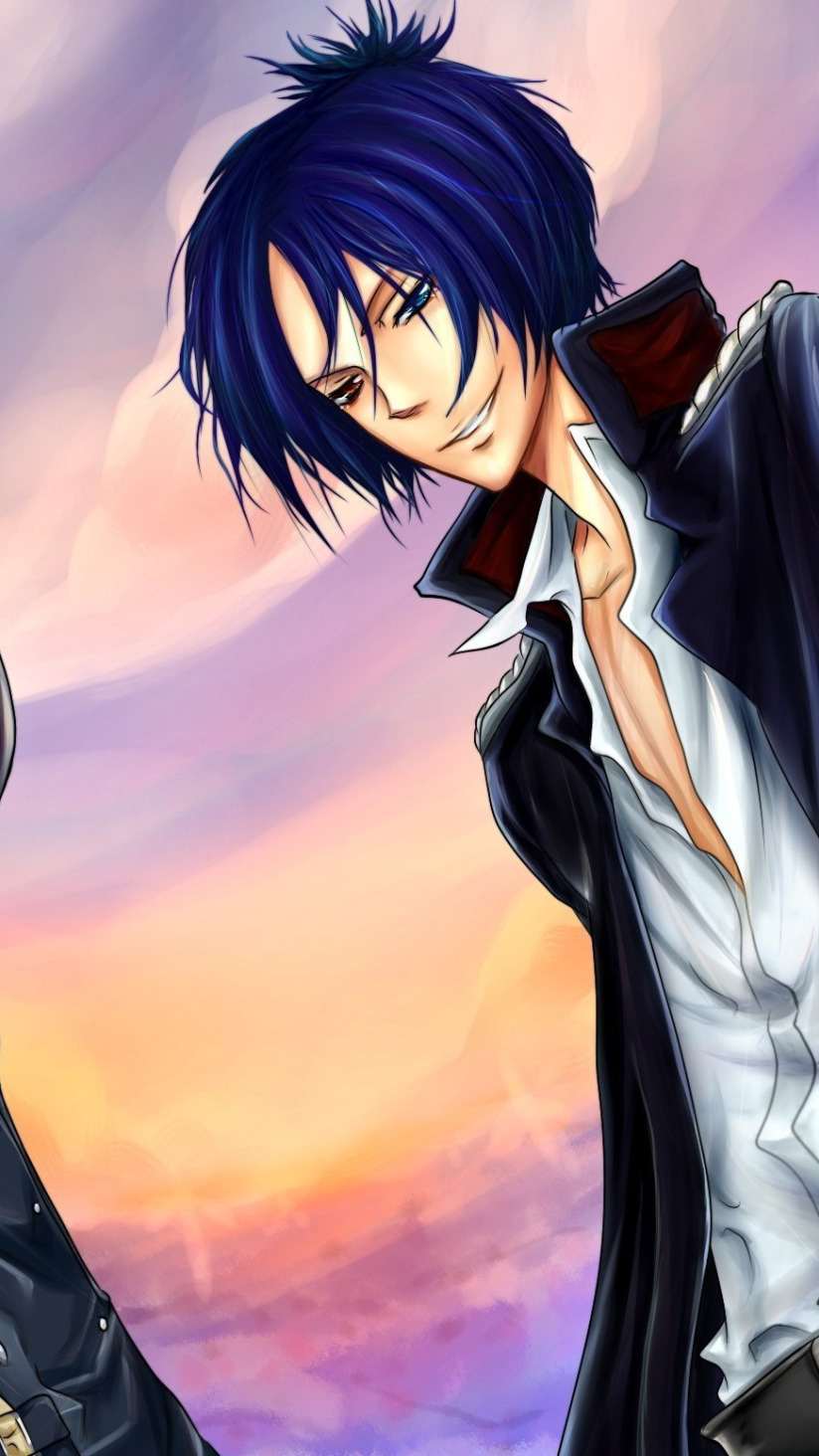 Download wallpaper the sky, clouds, anime, art, guys, Katekyo Hitman  Reborn, Teacher-mafia Reborn, Rokudo Mukuro, section anime in resolution  824x1464