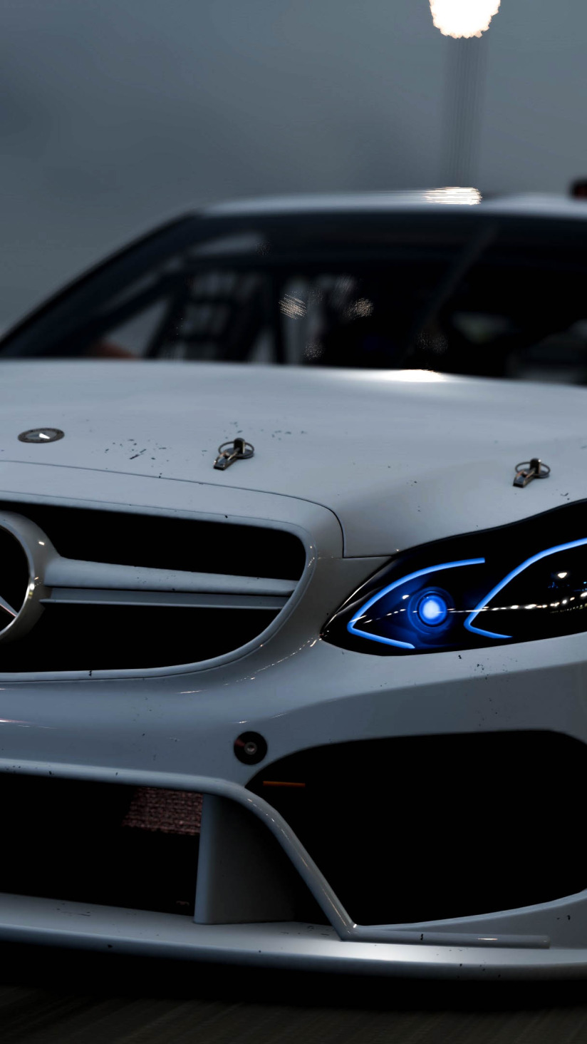 Download wallpaper Mercedes-Benz, Turn 10 Studios, a racing video game,  Force 7, section games in resolution 824x1464