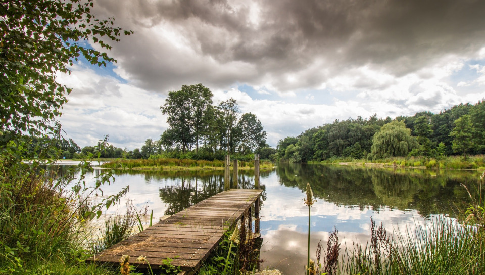 Природа речка фото Download wallpaper the sky, grass, clouds, trees, landscape, nature, lake, beaut