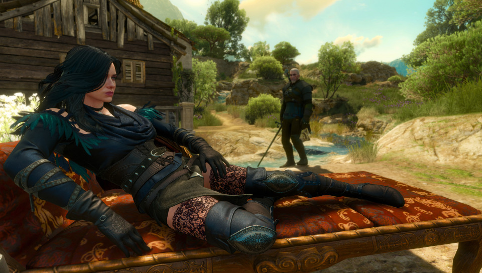 Download wallpaper The Witcher 3: Wild Hunt, Geralt of Rivia, Yennefer ...