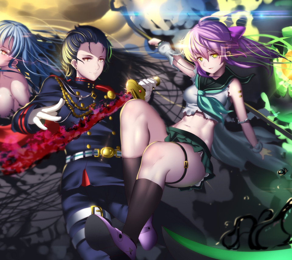 Download wallpaper anime, art, characters, Owari no Seraph, The last Seraph...