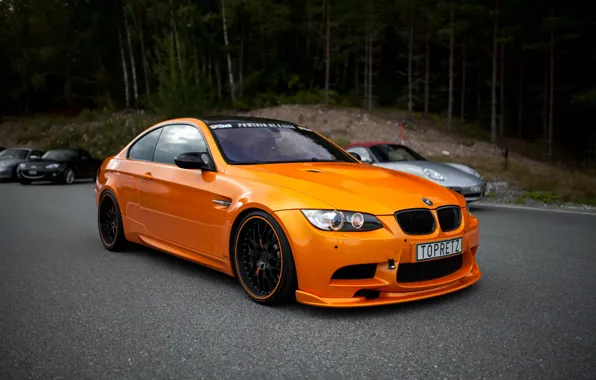 BMW, BMW, Orange, Orange, e92, Cars, Coupe