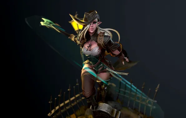 Fantasy, the game, warrior, fantasy, art, the hunter, Skil, Dave Hansan