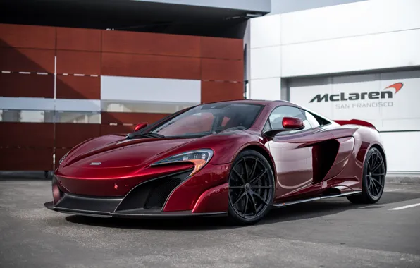 McLaren, red, san francisco, 675LT