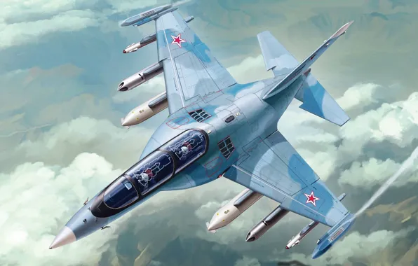 The Russian air force, Yakovlev, The Yak-130, Russian combat training aircraft