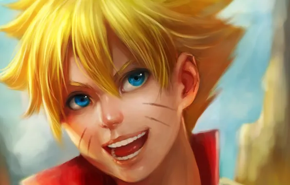 Naruto sorrindo wallpaper  Naruto, Animes boruto, Anime