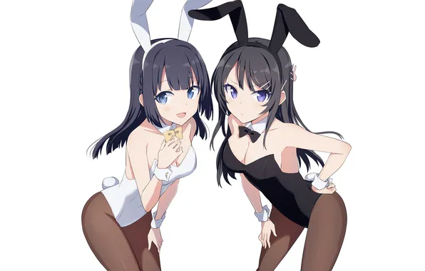 Sexy, cleavage, long hair, girls, boobs, anime, blue eyes, beautiful