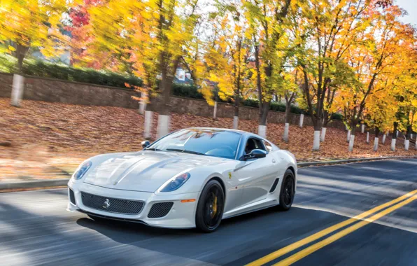 Picture Ferrari, road, 599, beautiful, Ferrari 599 GTO, sports car
