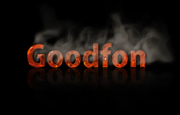 Goodfon, nice background, hot font