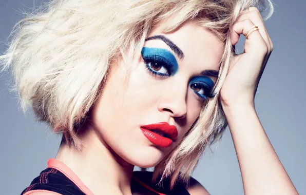 Look, face, model, makeup, blonde, singer, Rita Ora, Rita Ora