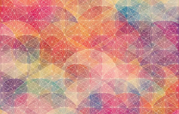 Line, mesh, pattern, color, geometry