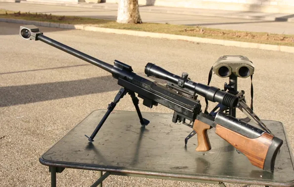 Optics, binoculars, rifle, sniper, heavy, PGM UR Hecate ll