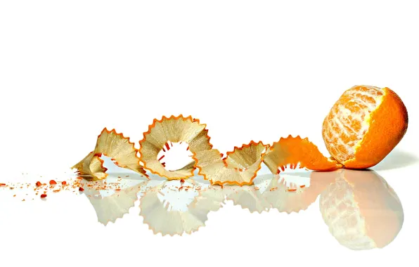 Picture fruit, shell, Mandarin