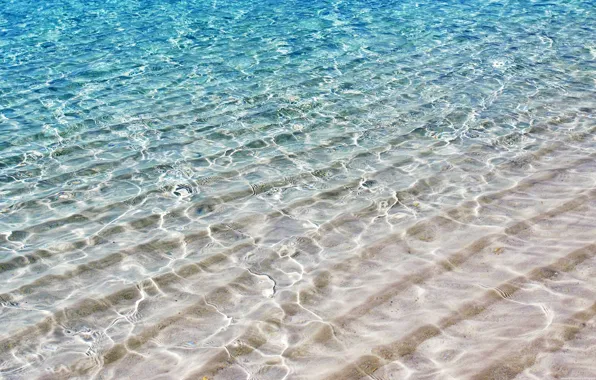 Sand, sea, wave, serenity