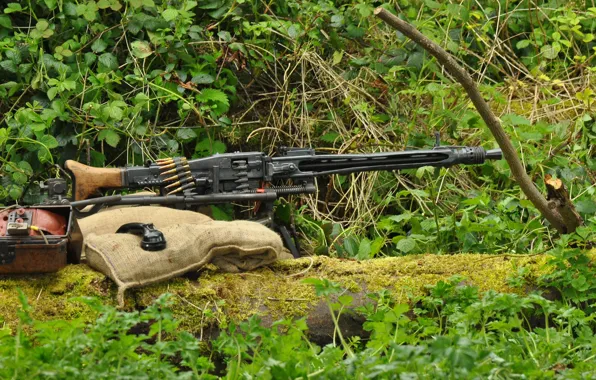 Machine gun, MG-42, arms greens