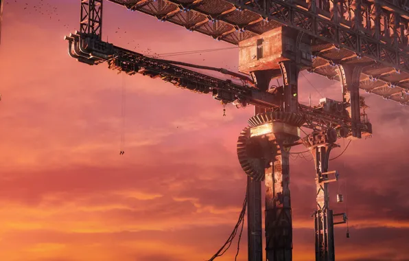 Construction, unit, Server Dust, Swings