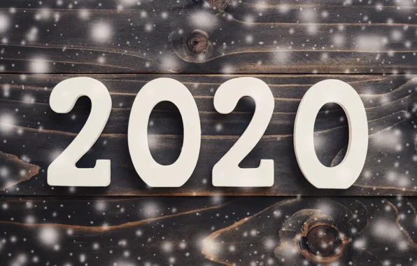 Snowflakes, New Year, new year, happy, wood, snowflakes, 2020