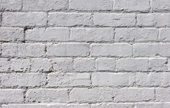 Wall, white, pattern, brick