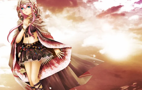 Vocaloid, megurine luka, pink hair