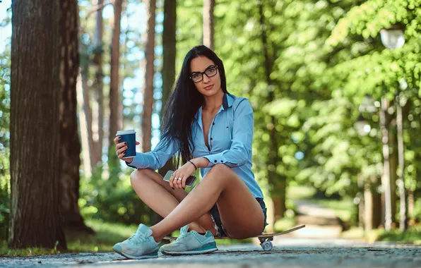 Picture girl, shorts, young, beautiful, model, jeans, cute, posing