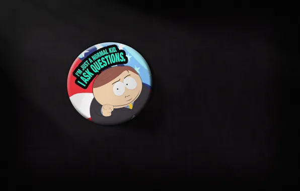 Picture minimalism, South Park, agitation, elections, Cartman
