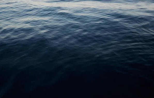 Sea, wave, water, blue, photo, black, photo, minimalism
