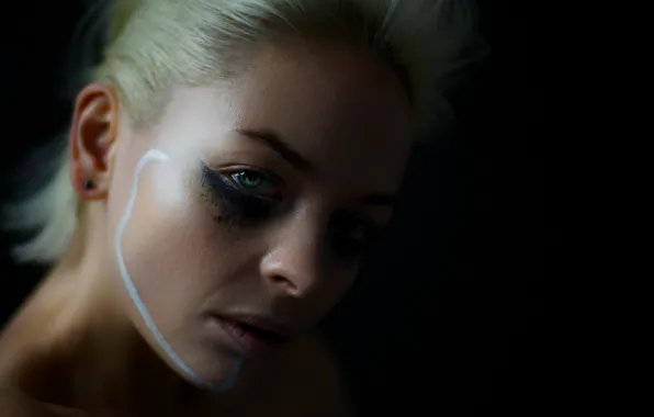 Girl, face, style, model, makeup