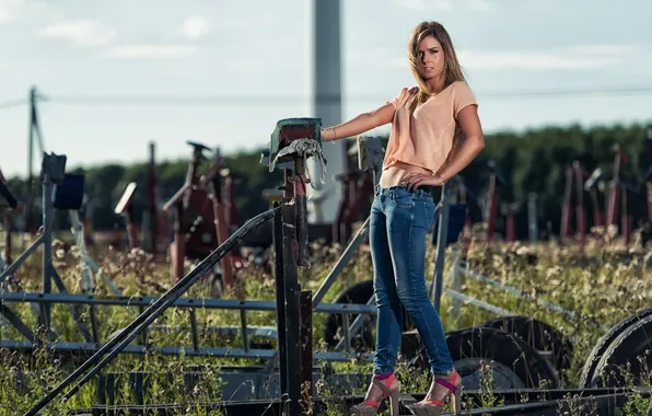 Look, girl, background