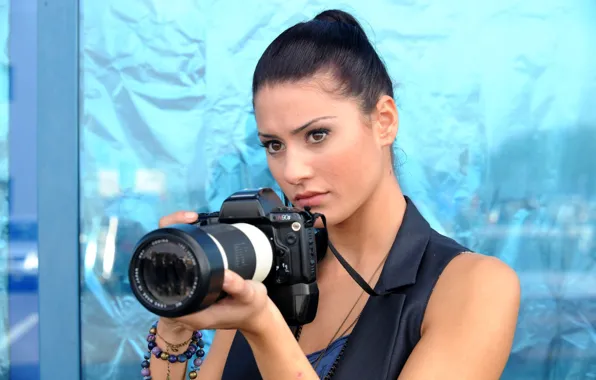 Look, decoration, actress, the camera, bracelets, hair, writer, Bianca Bree