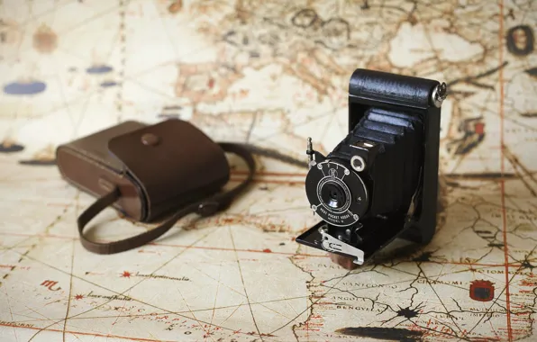 Picture background, map, camera