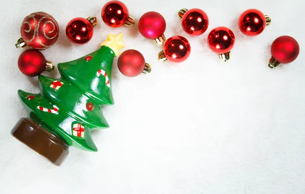 Picture decoration, balls, tree, Christmas, New year, Christmas, decoration, xmas