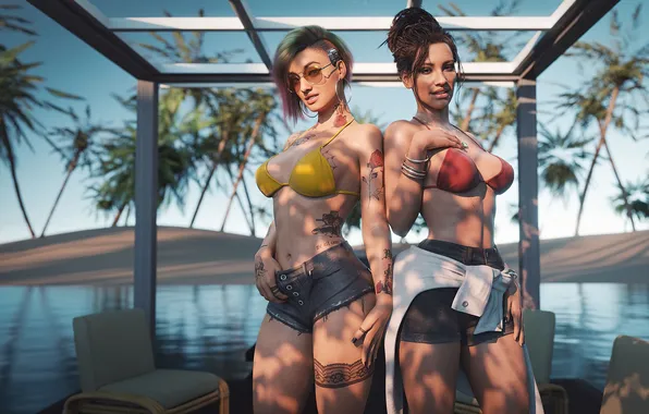 3d art, Cyberpunk 2077, 3D Art, Game Art, Fan Art - Cyberpunk 2077, Judy Alvarez, …
