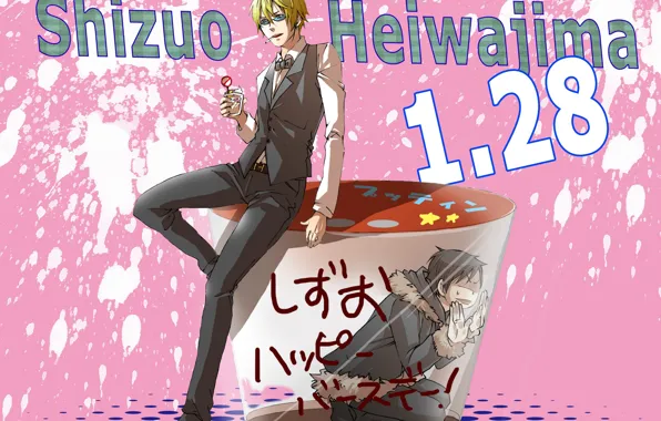 Anime, art, Heiwajima Shizuo, Shizuo Heiwajima, Of Izaya Orihara, Durarara!!