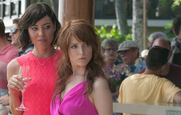 Picture girls, glass, frame, brunette, brown hair, Comedy, Anna Kendrick, Aubrey Plaza