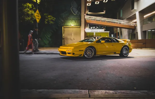 Picture Lotus, yellow, Esprit, Lotus Esprit V8