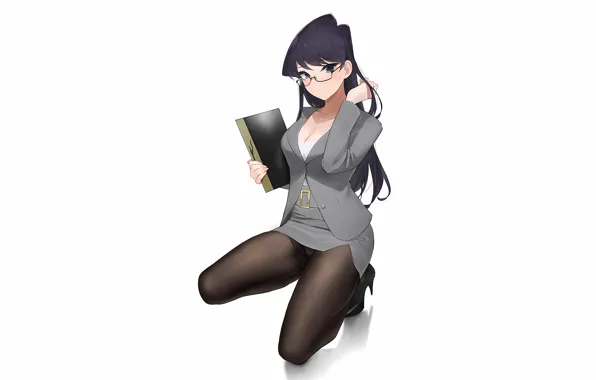 Girl, sexy, lingerie, pantsu, cleavage, panties, long hair, legs