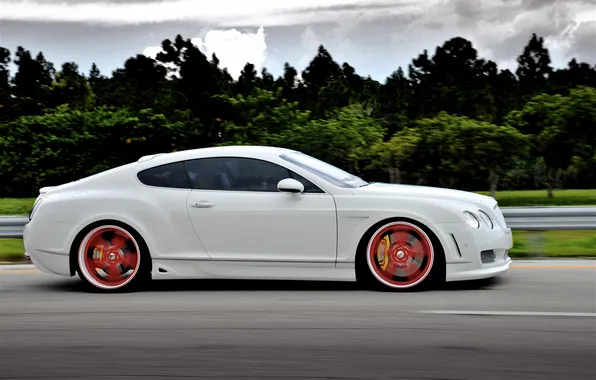 Road, machine, Wallpaper, Bentley, Continental, wallpapers