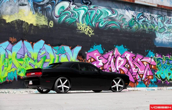 Picture graffiti, Dodge, muscle