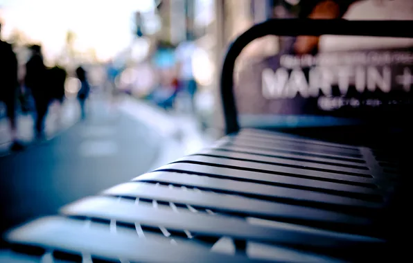 The city, street, the area
