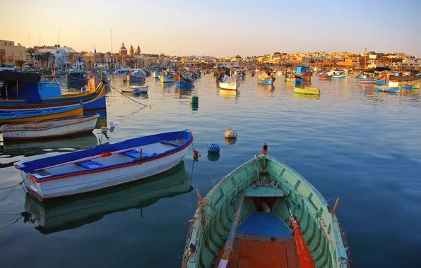 Sea, the city, photo, boat