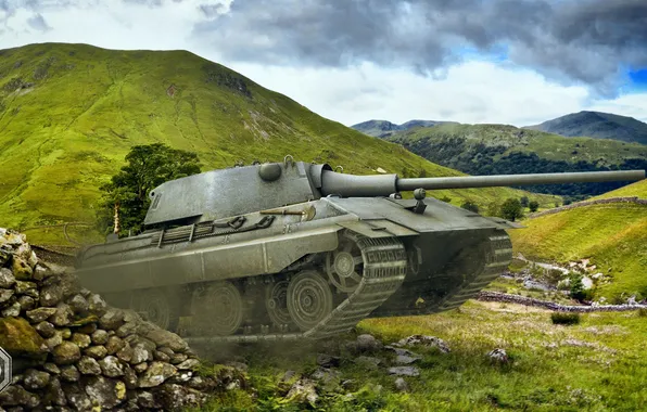 Picture clouds, Germany, tank, tanks, Germany, WoT, World of tanks, tank