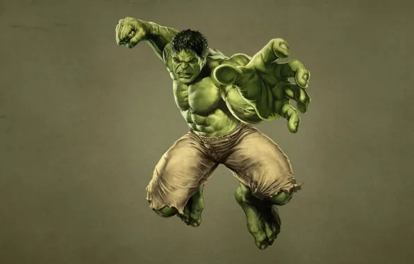 Picture green, monster, fist, Hulk, marvel, comic, hulk, The Avengers