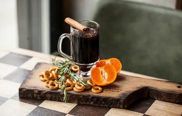 Citrus, drink, cinnamon, drying, clove