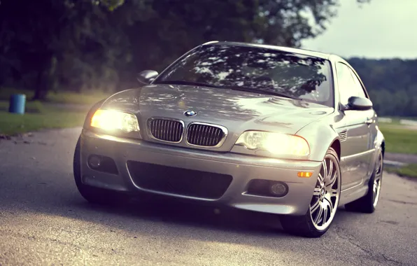 Picture light, lights, cars, auto, Bmw, wallpapers auto, Wallpaper HD, the view from the front
